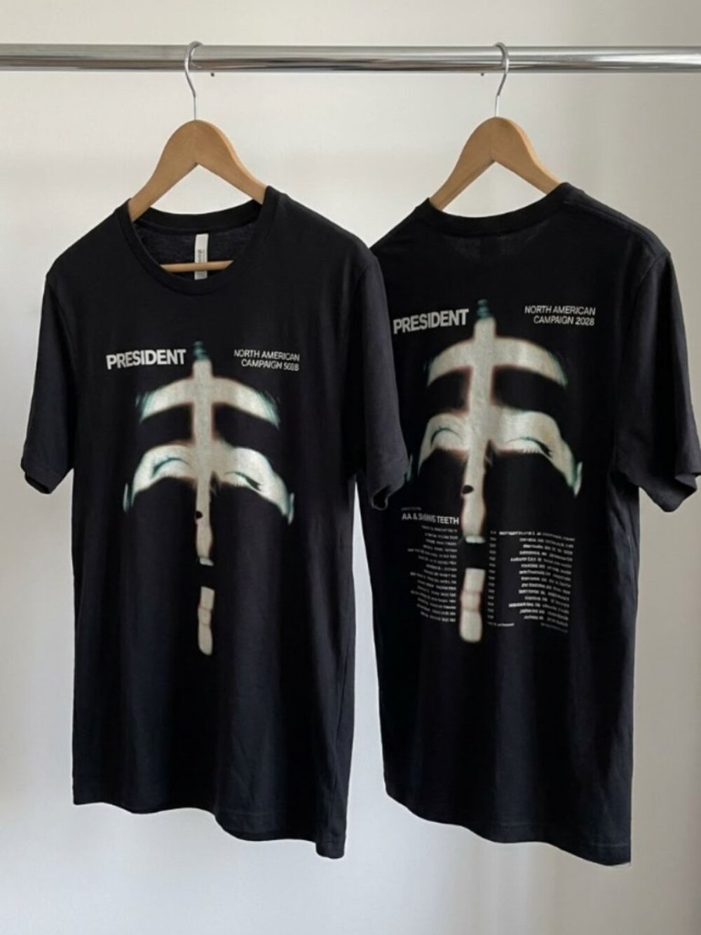 President Band 2026 North American Tour Double Sided T-Shirt Reprint